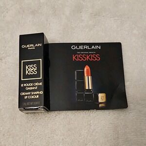 Guerlain KissKiss Lipstick 344 Sexy Coral Creamy Shaping Sample 0.04oz
